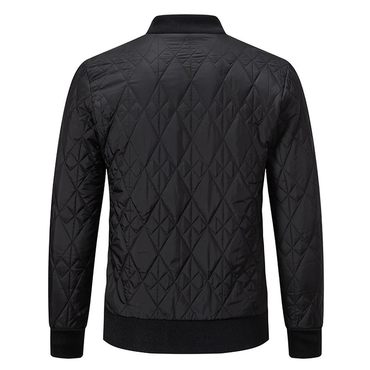 Padded leisure jacket for men with a stylish design and a high collar Lune London