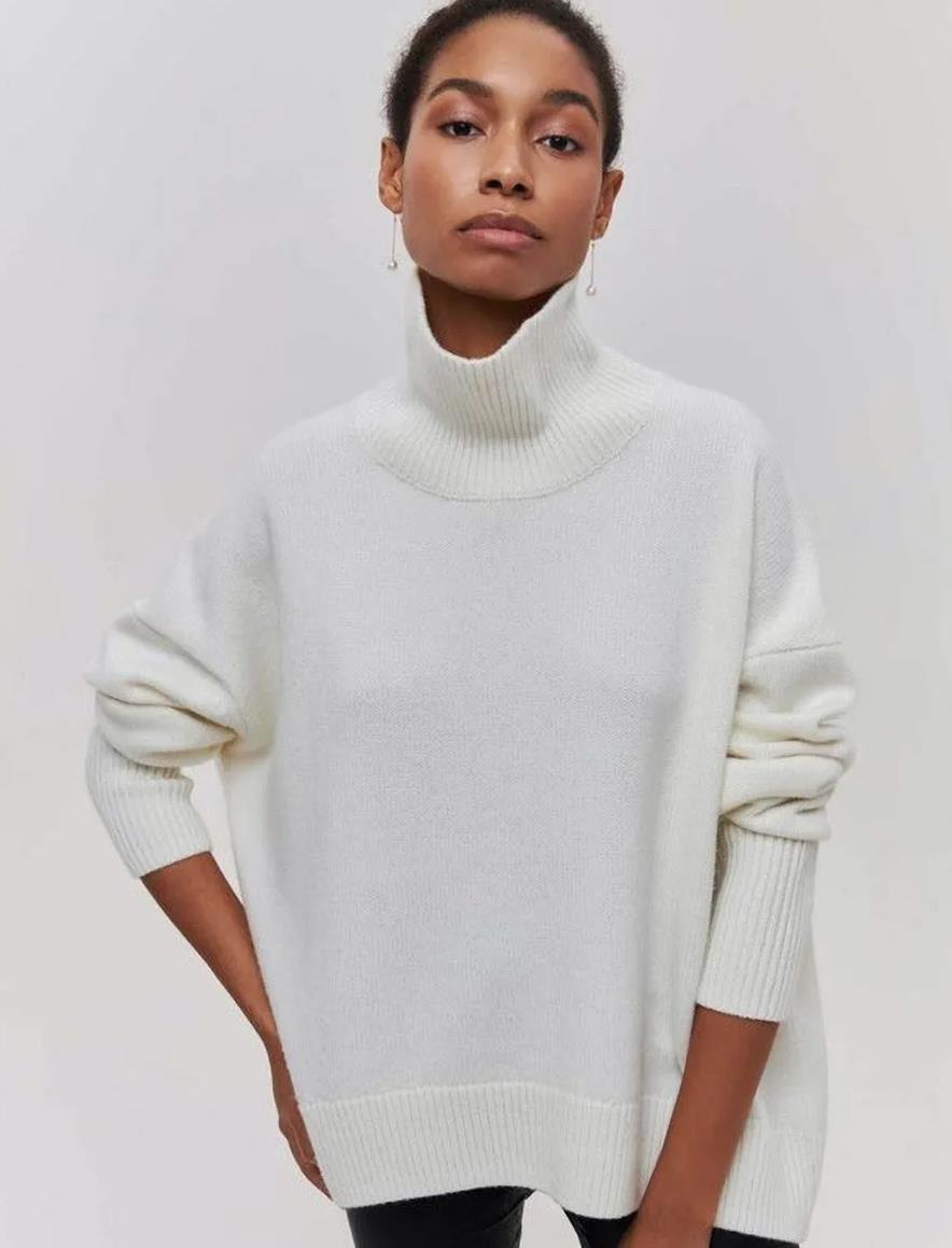 Women's Cozy Turtleneck Sweater Lune London