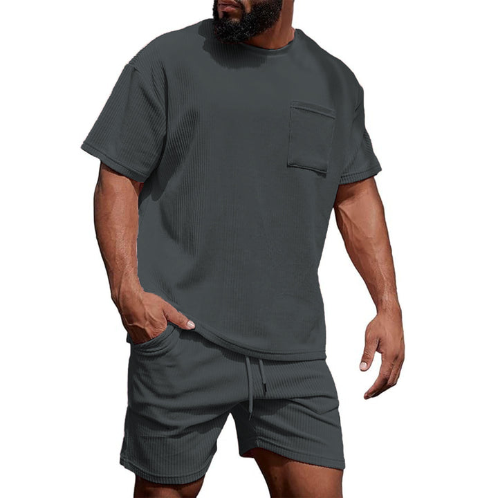 Men Short Sleeve T-shirt and Shorts Leisure Outfit Lune London