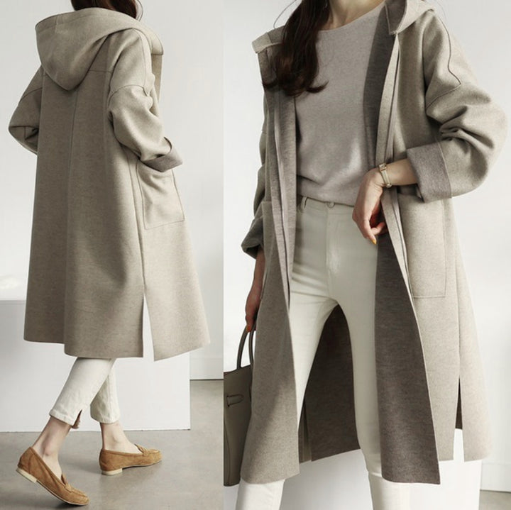 Fashionable women's hooded coat made of high-quality fabric Lune London
