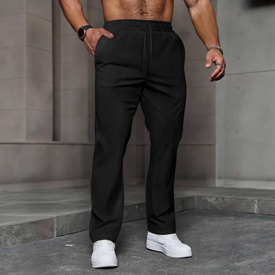 Casual pants for men with a modern structured design Lune London