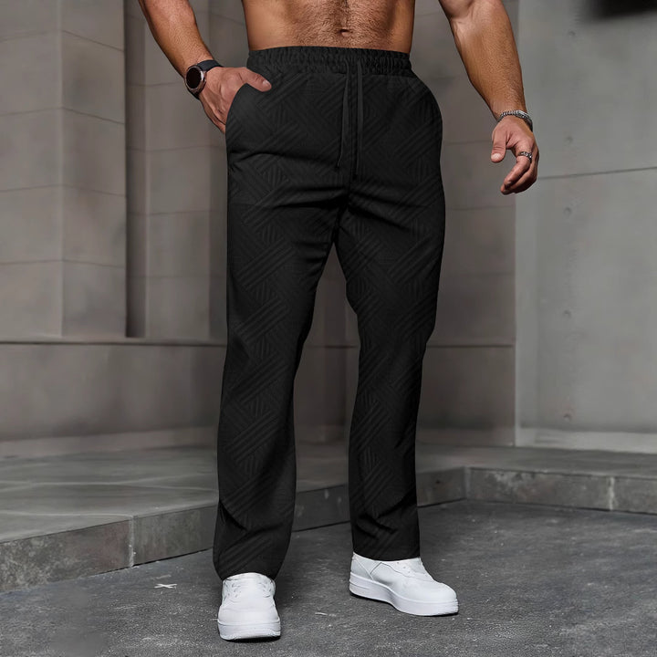 Casual pants for men with a modern structured design Lune London