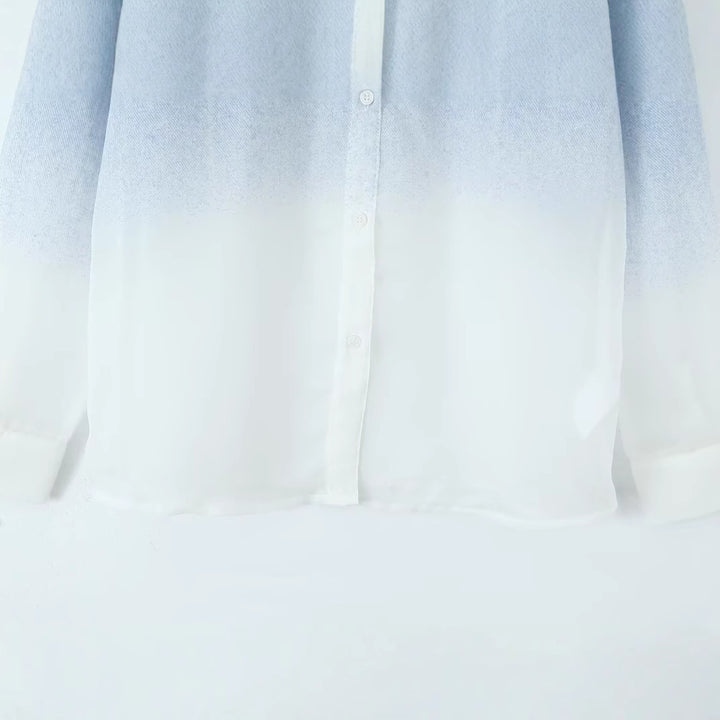 Blouse Élégante pour Femmes avec Dégradé Léger Chic & Stil