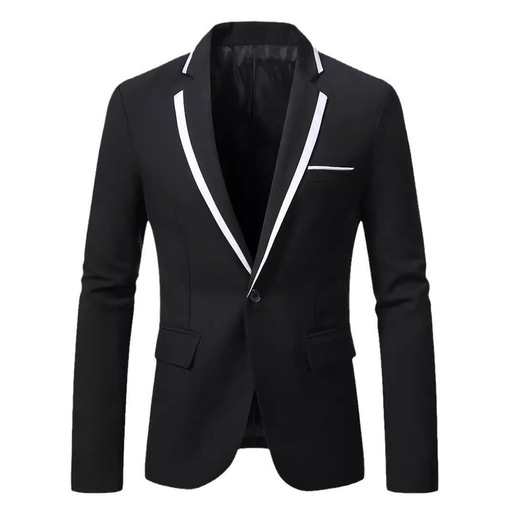 Elegant suit for men with contrast lapel Amarae