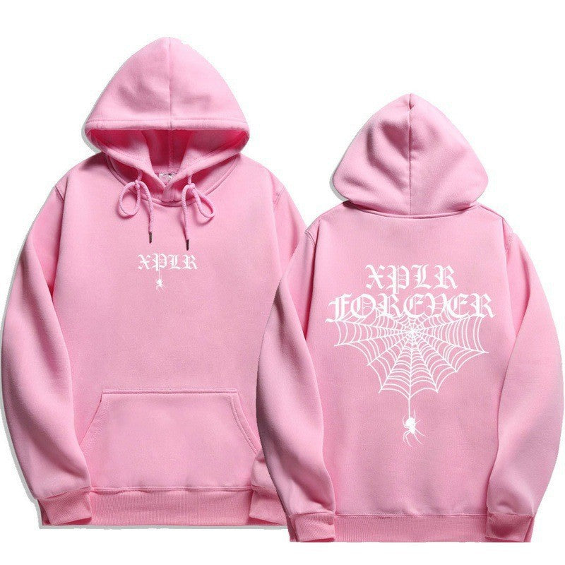 Women’s hoodie with cool graphic prints and kangaroo pocket Chic & Stil