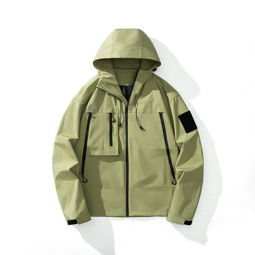 Technical multifunctional jacket for men with practical pockets Amarae