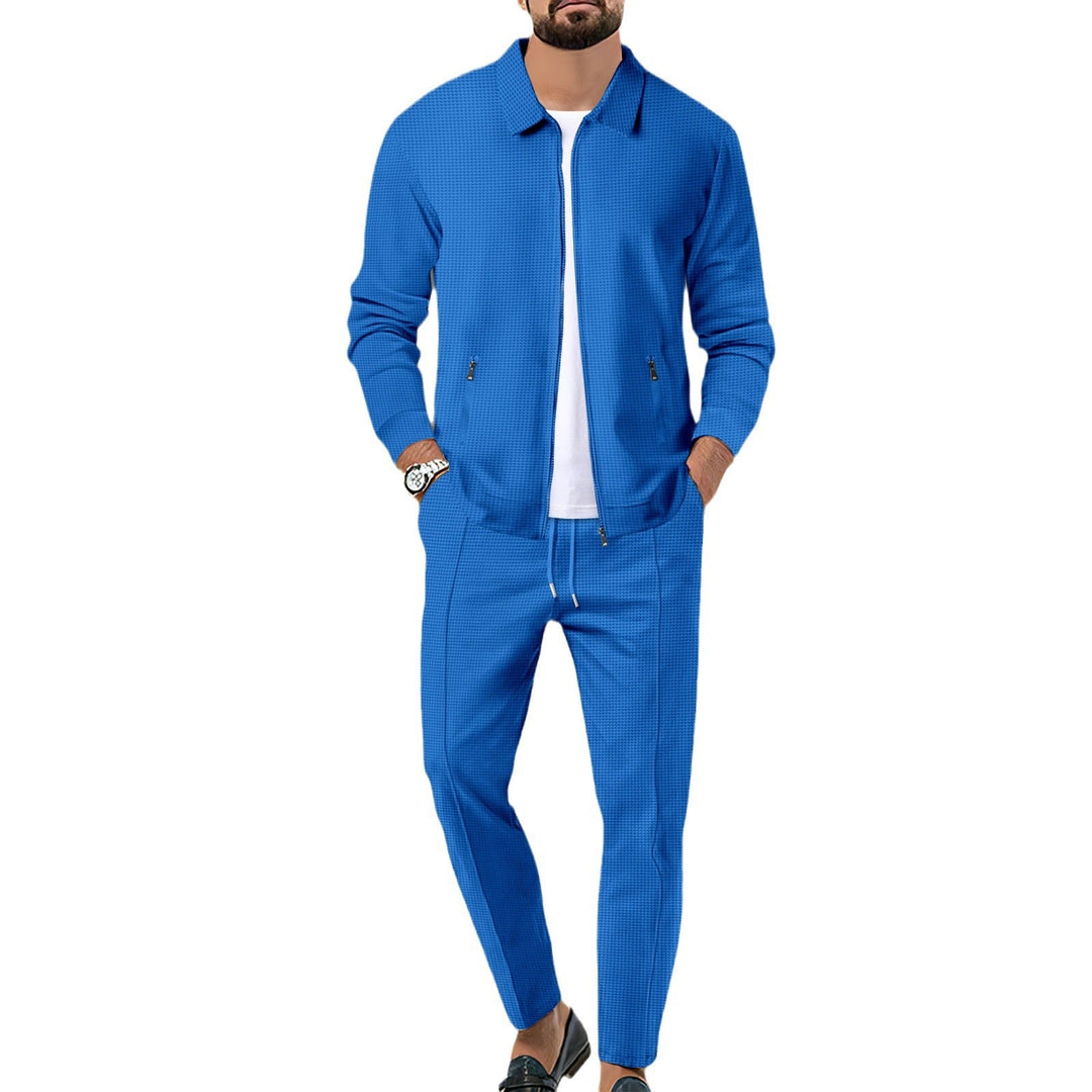 Men's Sporty Complete Set with Elegant Outer Jacket Lune London