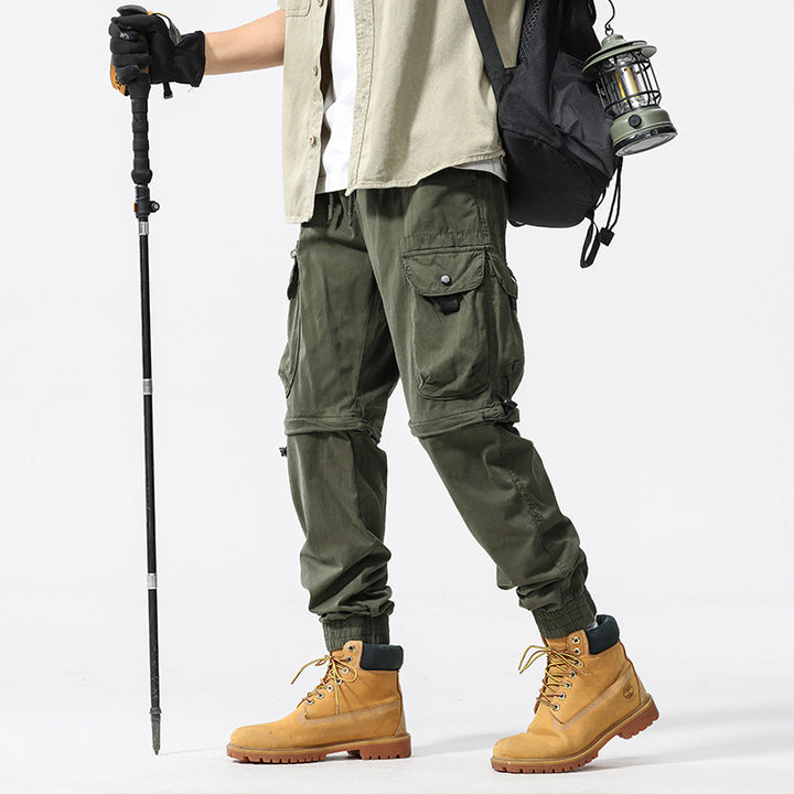 Functional cargo pants for men with adjustable waist and multi-use pockets Lune London