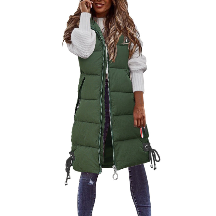 Lune London | Women’s Fashion Quilted Vest with Practical Pockets and Adjustable Elastic Band