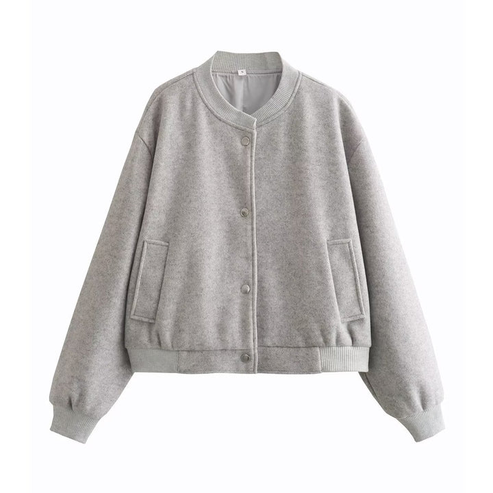 Casual college jacket for women with minimalist design Lune London