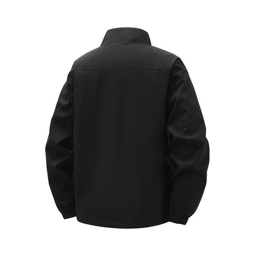Men's water-repellent leisure jacket with high collar and practical pockets Amarae