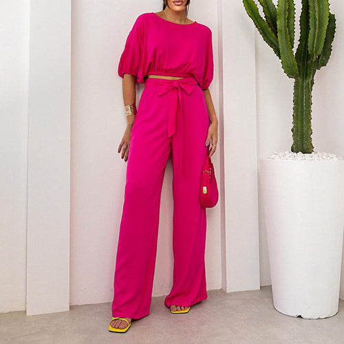 Ladies trendy and elegant two-piece outfit with loose fit Amarae
