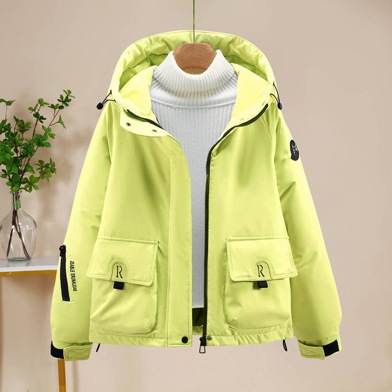Ladies Sports and Functional Clothing Outdoor Jacket with Hood and Many Pockets Lune London