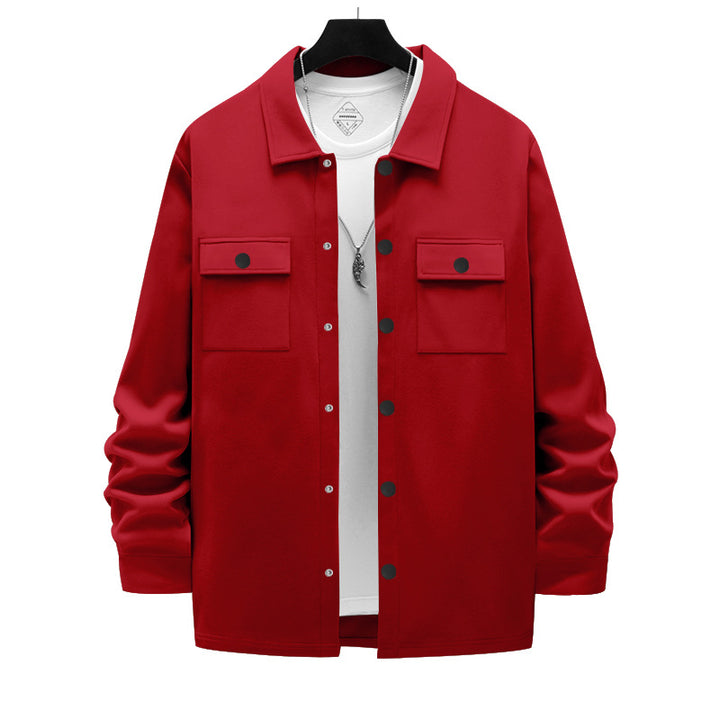 Trendy shirt jacket for men with practical pockets and innovative comfort Lune London