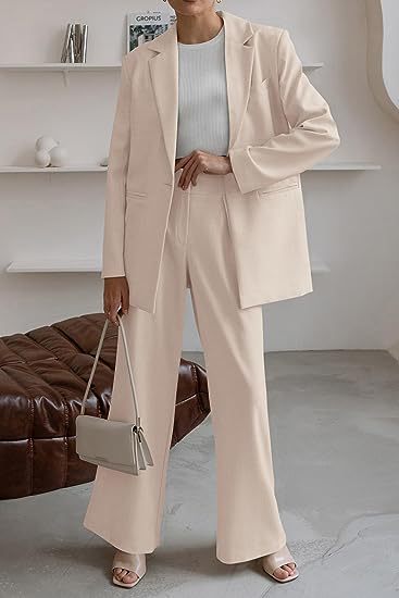 Women Elegant and Comfortable Blazer Set Chic Und Stil