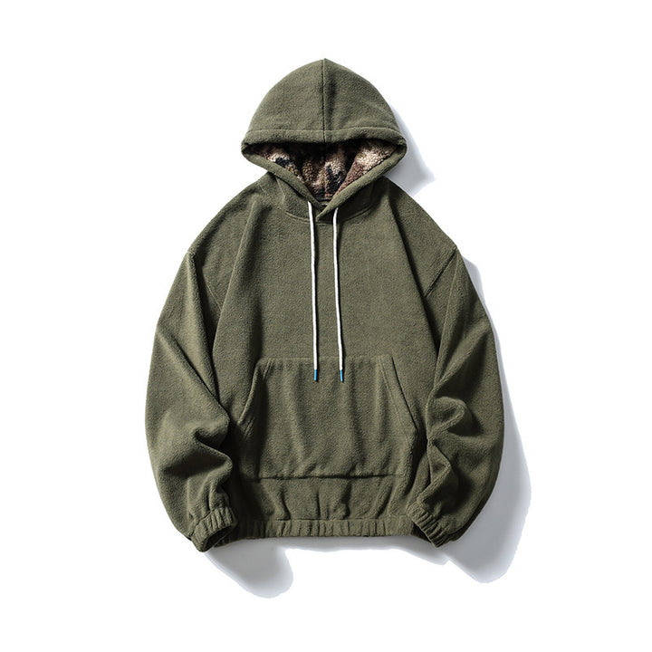 Unisex Oversize-Fleece-Hoodie with teddy lining, kangaroo pocket and elastic hem Amarae