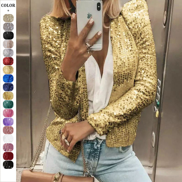 Women's Cardigan with Glitter Effect Lune London