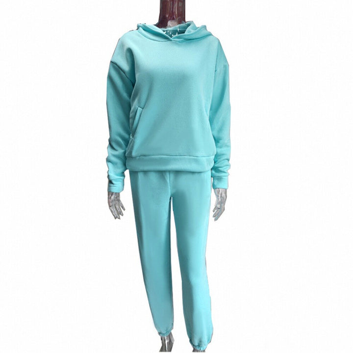 Ensemble de sweat à capuche surdimensionné et de pantalon de jogging pour femmes Chic & Stil