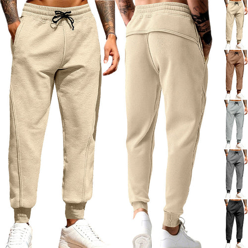 Casual sports pants for men with elastic waistband and practical side pockets Amarae