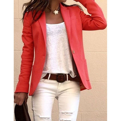 Ladies elegant blazer with modern cut and practical pockets Amarae