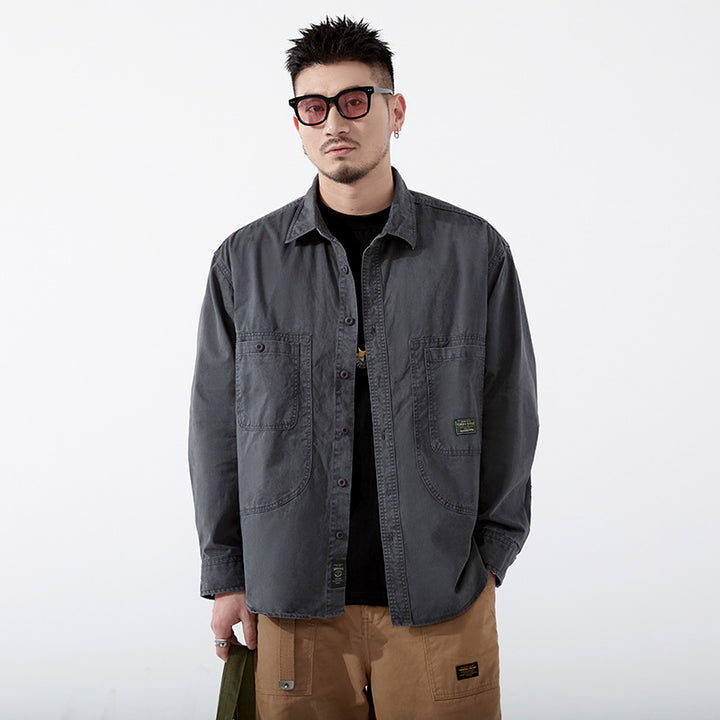 Utility shirt for men with practical pockets Lune London