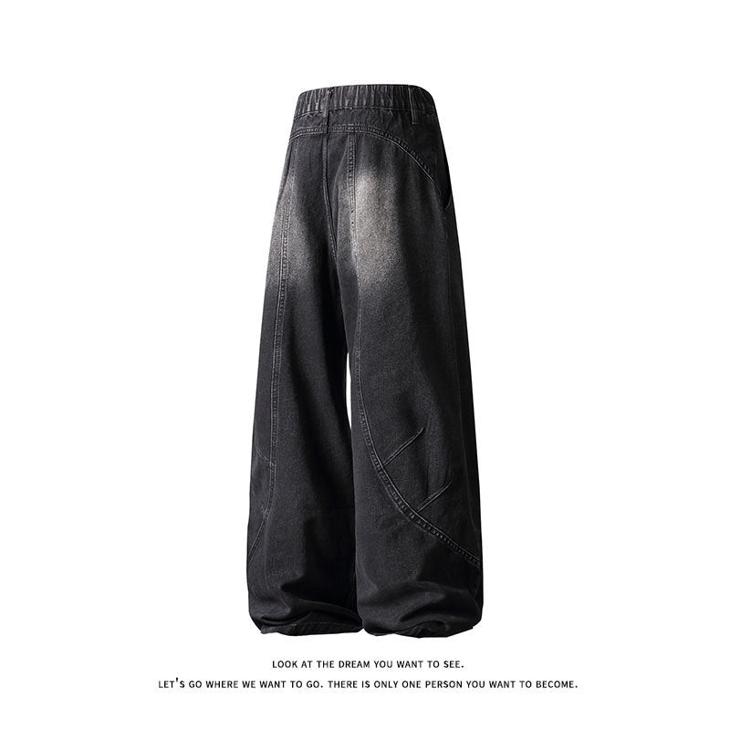 Ladies wide cut jeans and denim with innovative design Lune London