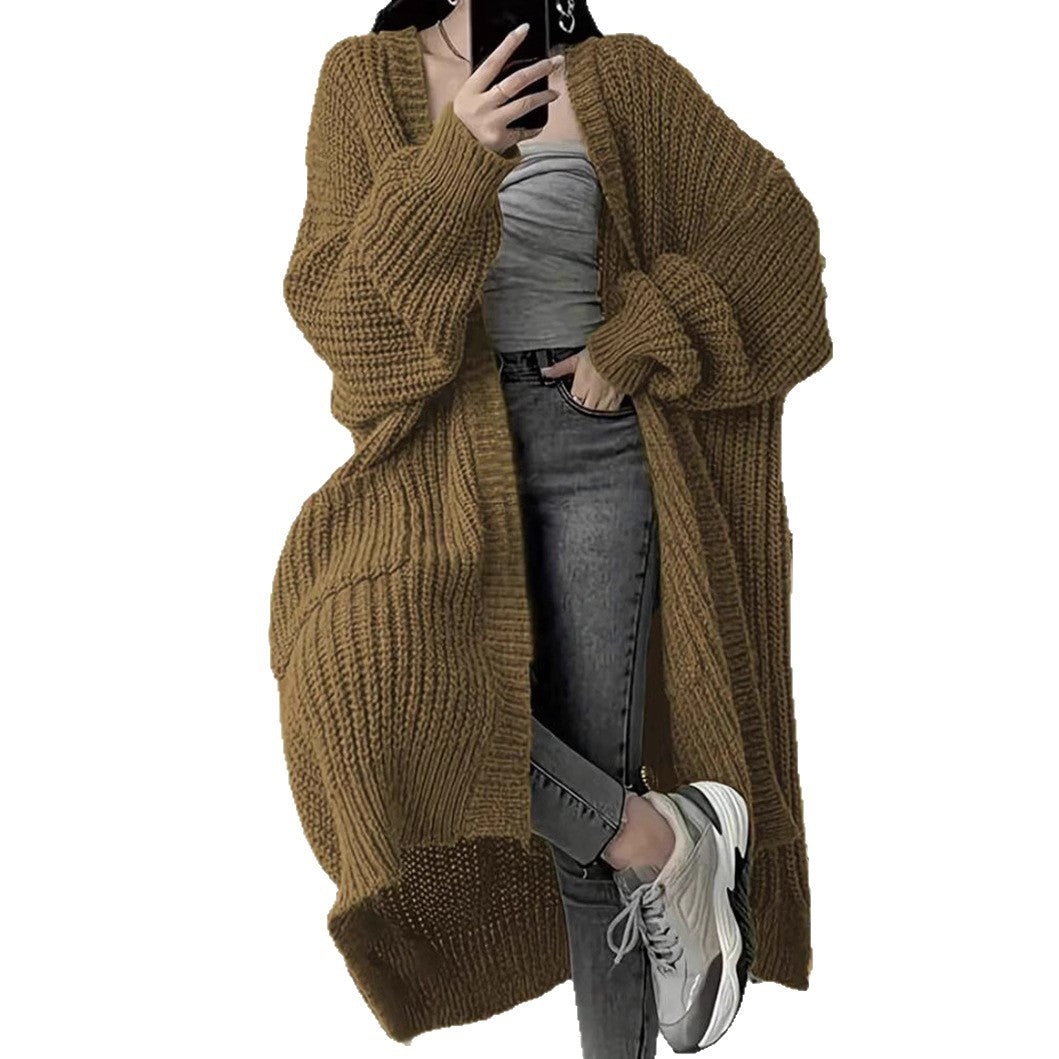 Oversized knitted coat for women Lune London