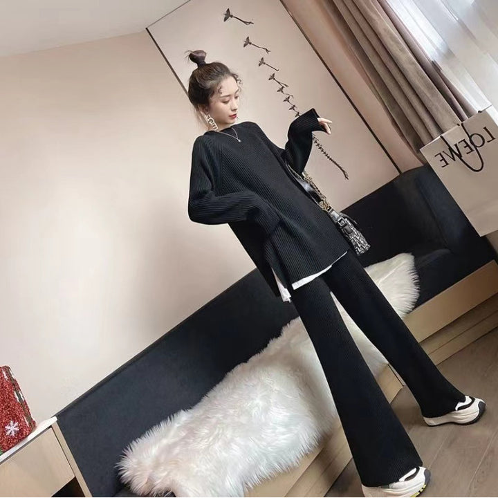 Tenue Tricotée Côtelée Élégante pour Femmes Chic & Stil