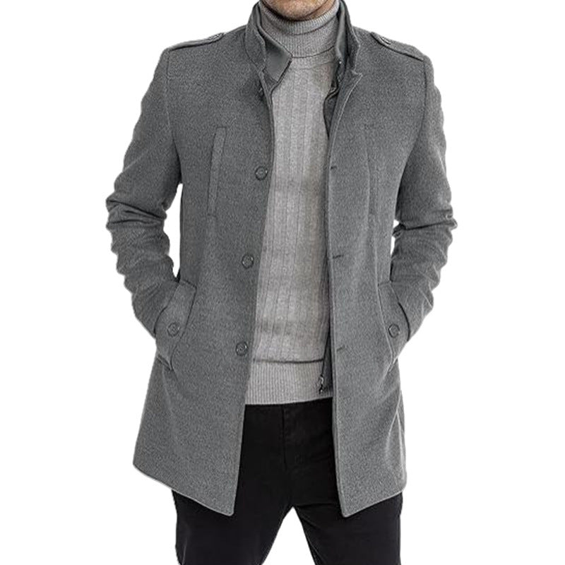Fashionable leisure jacket for men with protective collar and practical side pockets Lune London