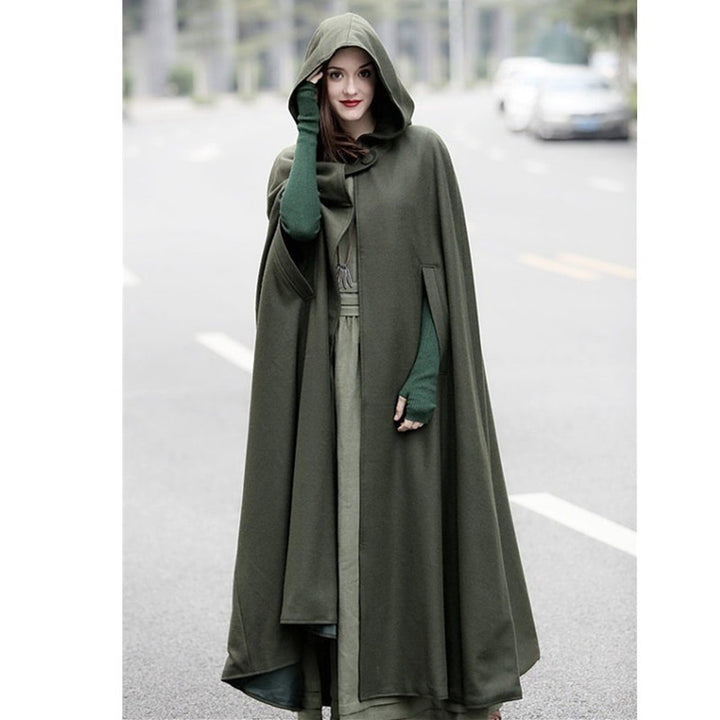 Lady hooded coat with elegant cut Lune London