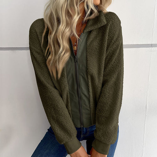 Ladies cozy fleece jacket Amarae