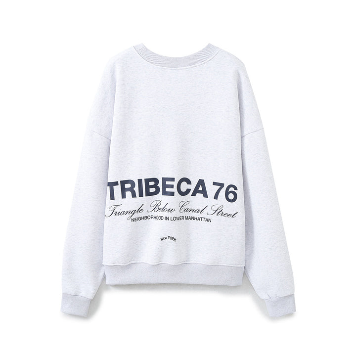 Women's sweatshirt with trendy New York Lune London print