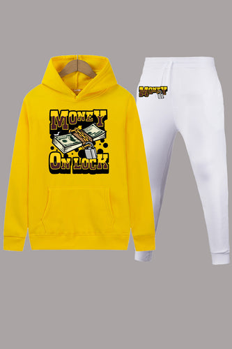 Women's hoodie and jogging pants set with catchy graphic pattern Amarae