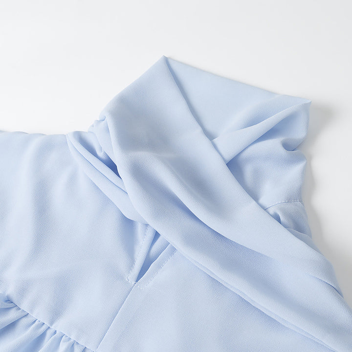 Dames Veste en Chiffon Élégante avec Détails en Volants Chic & Stil