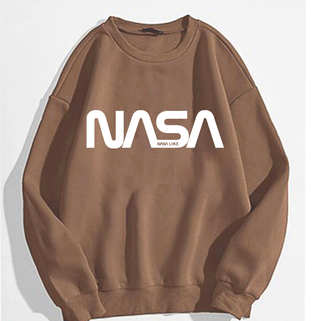 Women's casual sweatshirt with grand NASA logo Chic & Stil