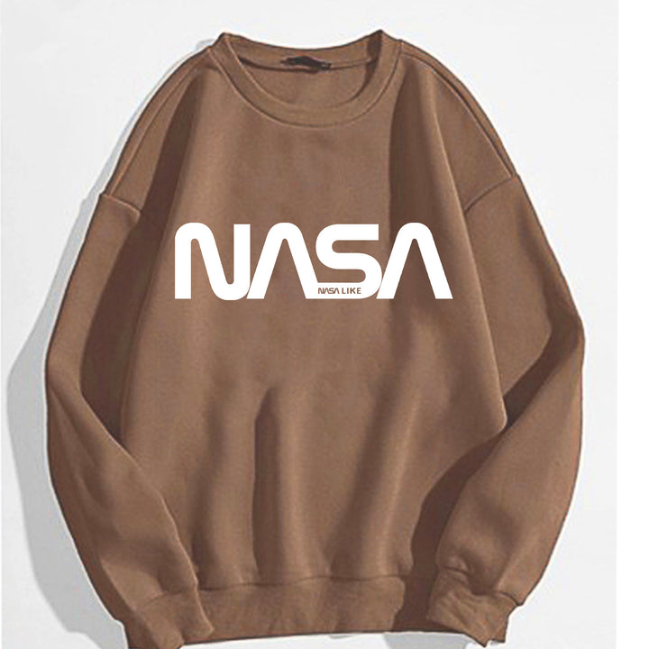 Women's casual sweatshirt with grand NASA logo Chic & Stil