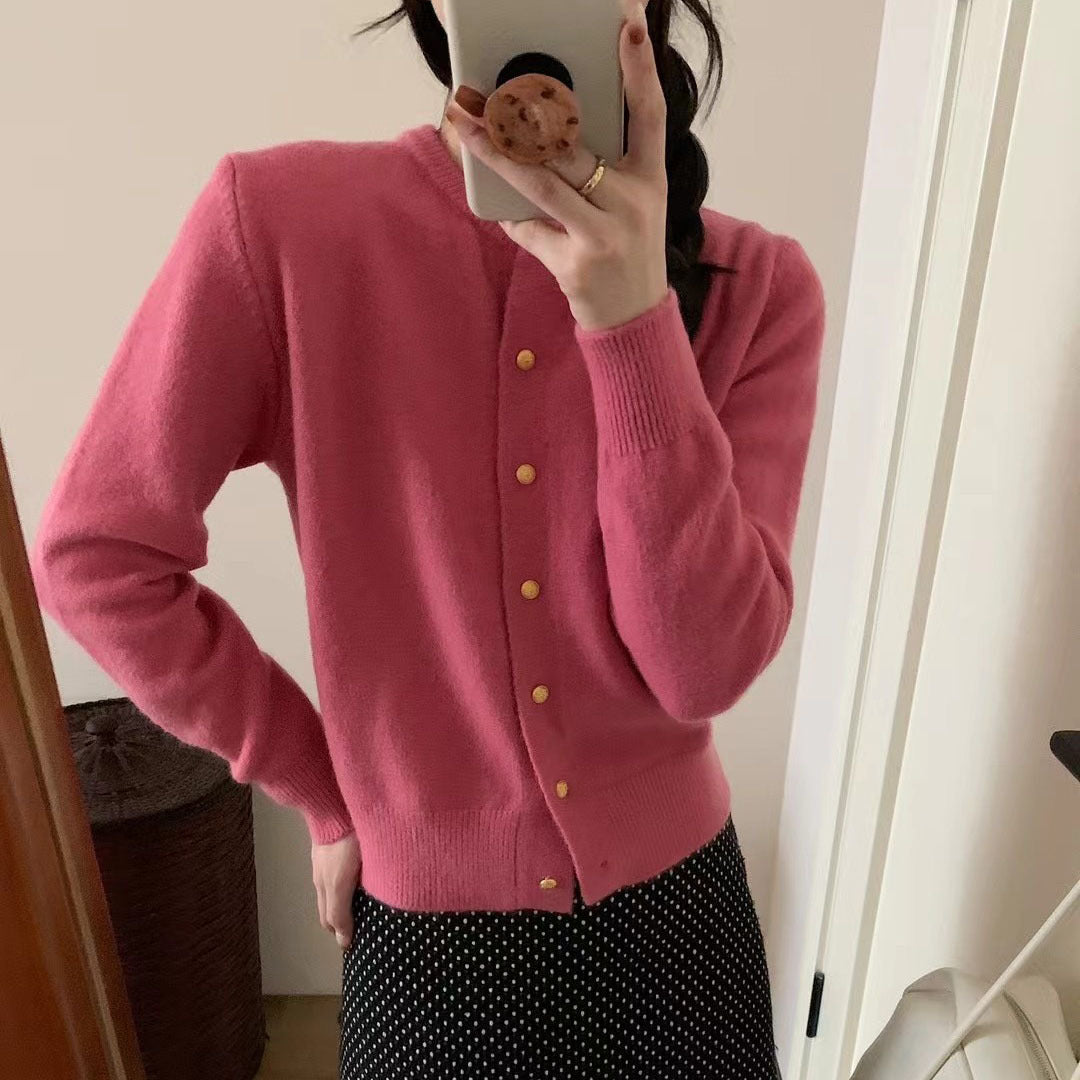 Cardigan femme avec des détails de boutons élégants et un matériau doux Chic & Stil