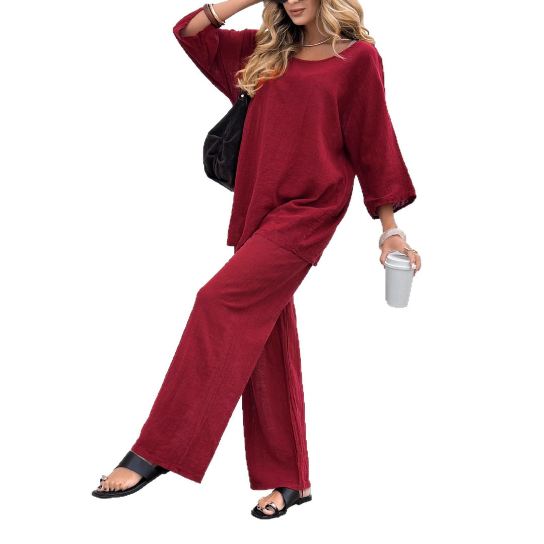 Casual top set for women and loose lounge pants Lune London