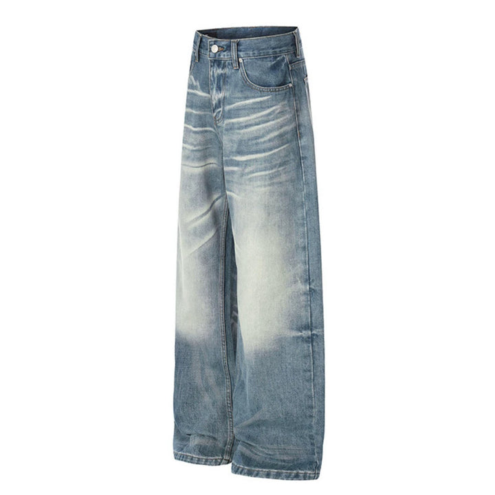 Women wide High-Waist Culotte Jeans with Used Effect Amarae