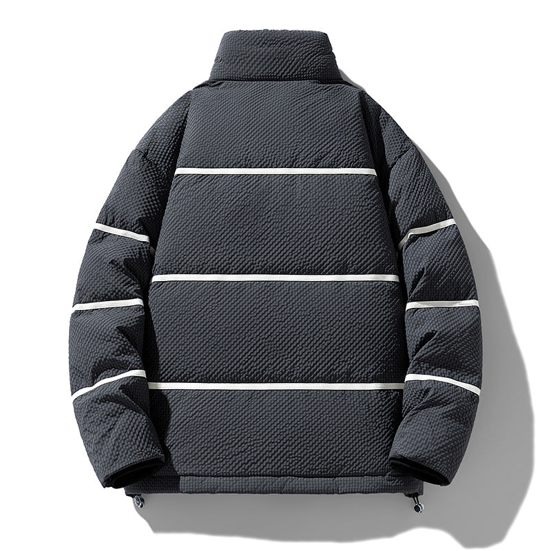 Elegant quilted jacket for men with reflective accents Lune London