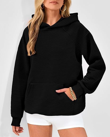 Comfortable hoodie for women with textured design Lune London