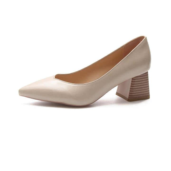 Ladies Elegant and Comfortable Pumps with Stable Block Heels Lune London