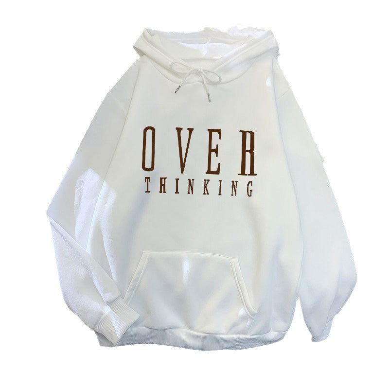 Women's hoodie with creative typography design Chic & Stil