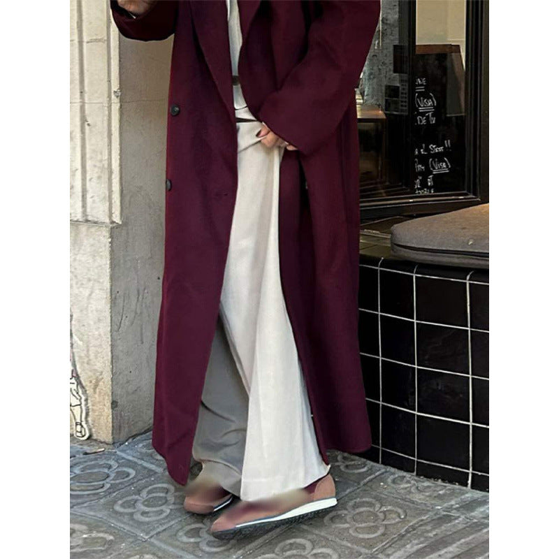 Elegant double trench coat for women in loose fit Lune London