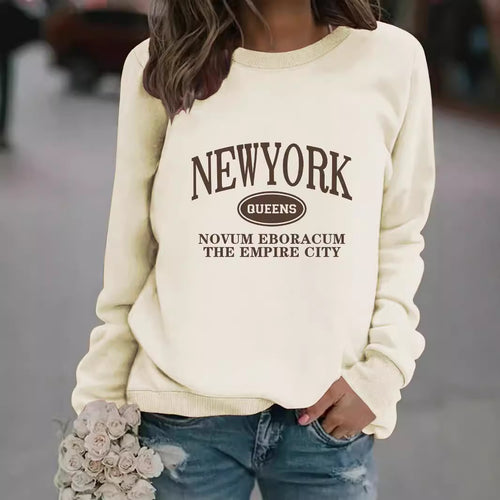 Sweatshirt pour femmes avec une stylisation de New Yorker