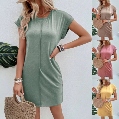 Short casual dress with short sleeves Amarae