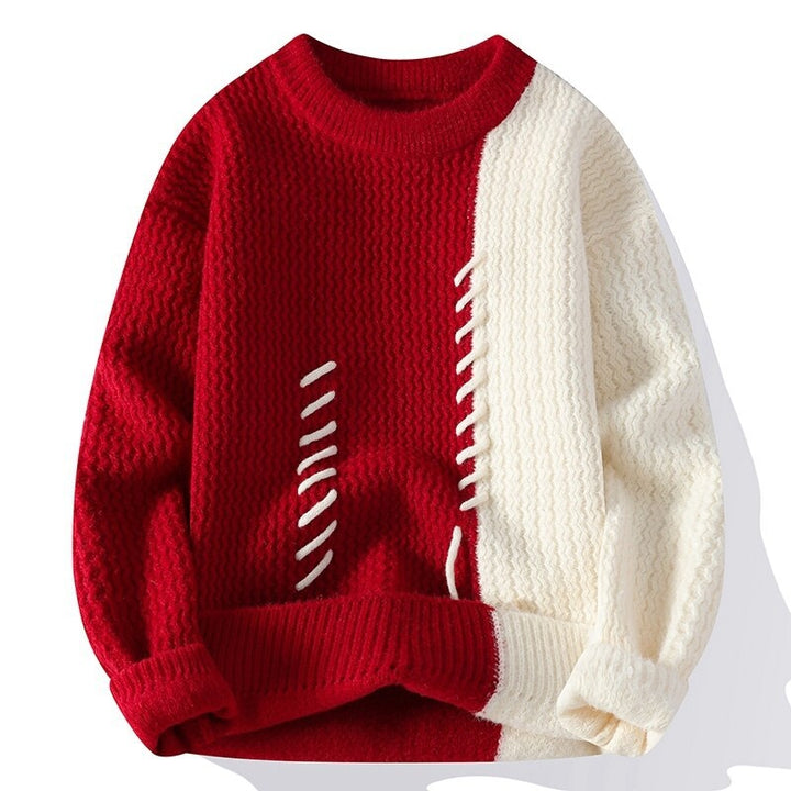 Women's structured sweater with a unique design and a woven pattern Lune London