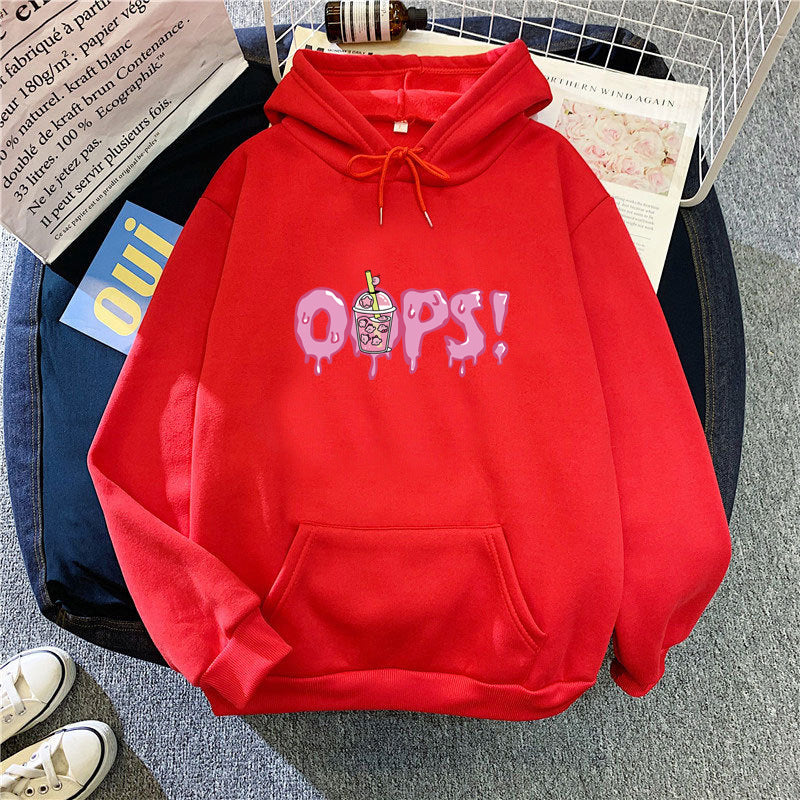 Women's hoodie with eye-catching print Chic & Stil