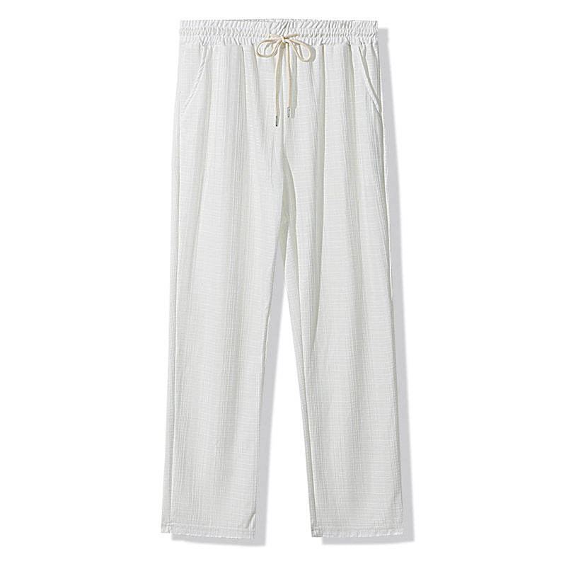 Comfortable leisure pants for men with elastic waistband and practical side pockets Lune London