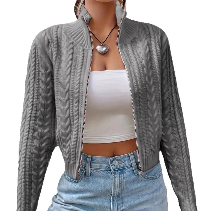 Lune London | Women's design cardigan with innovative cable pattern and elegant details